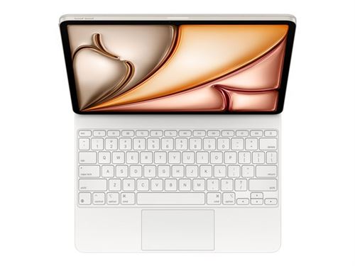 Apple Magic Keyboard - Clavier et étui - avec trackpad - Apple Smart connector - QWERTY - Anglais US - blanc - pour 13-inch iPad Air (M2, M3)