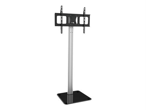 Ic Intracom Noir Techly Floor Support - Pied - Pour Écran Lcd - Aluminium - Argent - Taille D'écran : 32"-70" - Posé Sur Le Sol