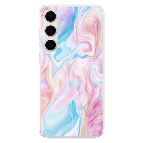 Coque en silicone imprimée compatible Samsung Galaxy S24 FE Soap