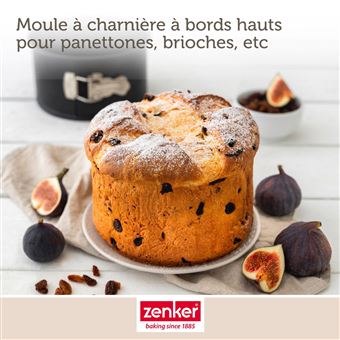 Moule à Panettone Zenker Spécial Countries – 18 Cm, Acier, à Charnière