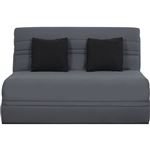 Banquette BZ SIMMONS NUAGE 3 places tissu gris 13 cm