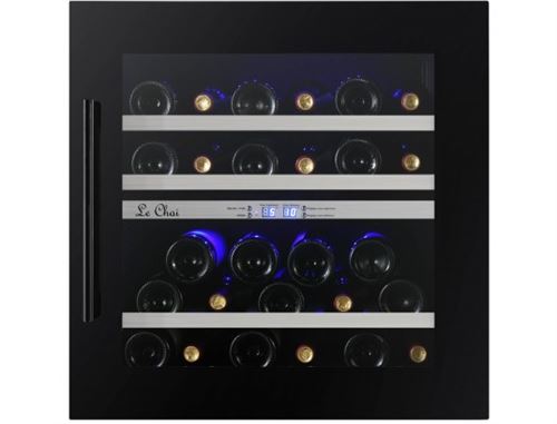 Le Chai Colonne LBN270 - Cave à vin - encastrable - niche - largeur : 61.5 cm - profondeur : 58 cm - hauteur : 61.5 cm - 83 litres - classe G - noir