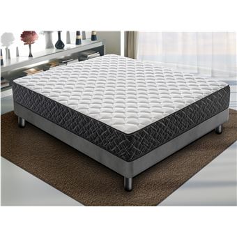 Matelas 90x190 à mémoire de forme - Epaisseur 30 cm - Orthopédique - Rigidité H3 9 Zones de Comfort - 1