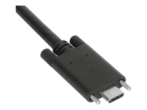 Targus - Kit de câble USB - vis moletées - noir - pour Targus DV4K, Universal, Universal DV4K, USB-C Universal QUAD 4K, USB-C Universal QUAD HD