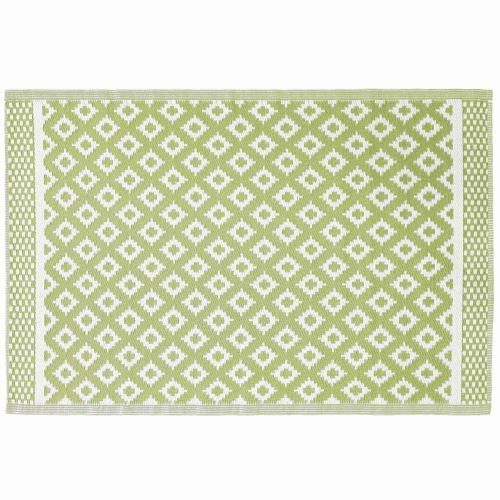 Tapis deco rectangle 120 x 180 cm polypropylene imprime osaya Vert