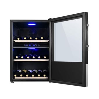Le Chai LB 420X - Cave à vin - largeur : 58 cm - profondeur : 63 cm - hauteur : 87 cm - 133 litres - classe G - inox