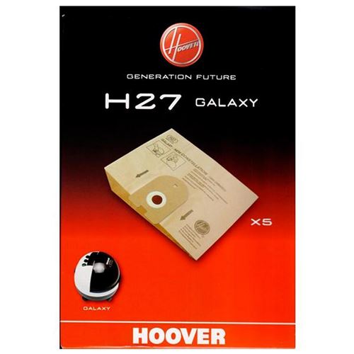 Boite De 5 Sacs H27 Galaxy Aspirateur 09178443 Hoover - 36091