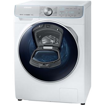 Samsung QuickDrive WW10M86GNOA Machine a laver WiFi largeur 60 cm profondeur 68.8 cm hauteur 85 cm chargement frontal 71 litres 10 kg 1600 tours min blanc bleu crystal Achat prix fnac