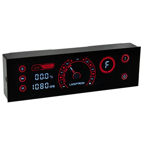 Lamptron cr430 led noir/rouge
