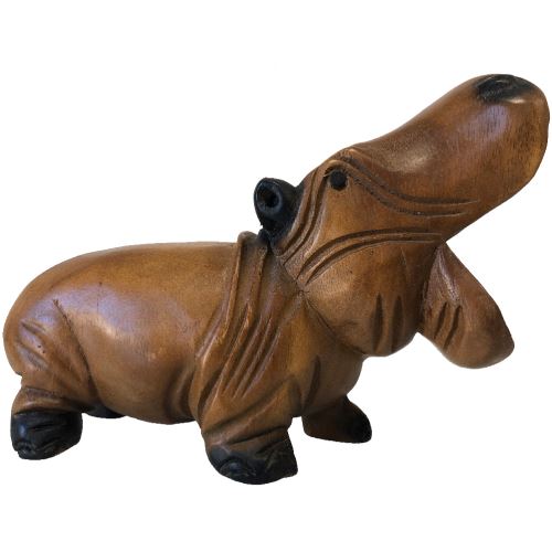 Statue Hippopotame 27 cm
