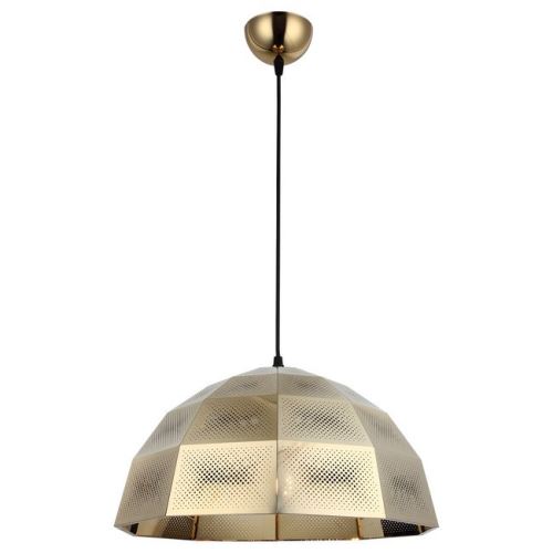 HOMEMANIA Lampe à Suspension Rande - Lustre - Lustre de plafond - Or, noir en Métal, 35 x 35 x 82 cm, 1 x E27, 40W