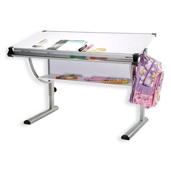 Bureau Enfant Ecolier Junior Cindy Table A Dessin Reglable En