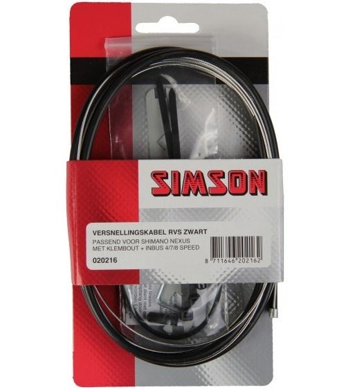 Simson câble train d' engrenages Nexus 1700/2150 mm noir / argent