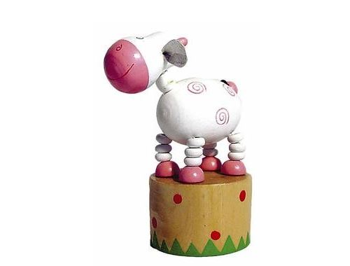 Jouet En Bois Wakouwa Marionnette Animal Articulé Enfant 3 Ans +