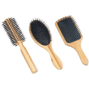 Brosse Cheveux Bouclés Wabecil Peigne à Air Chaud  Brushing,32*7.5*7.5cm-Noir - Brosse coiffante à la Fnac