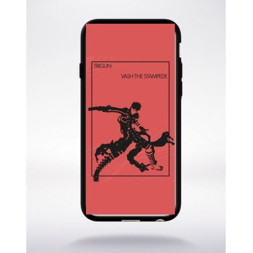 Coque trigun vash the stampede compatible apple iphone 6 bord noir silicone