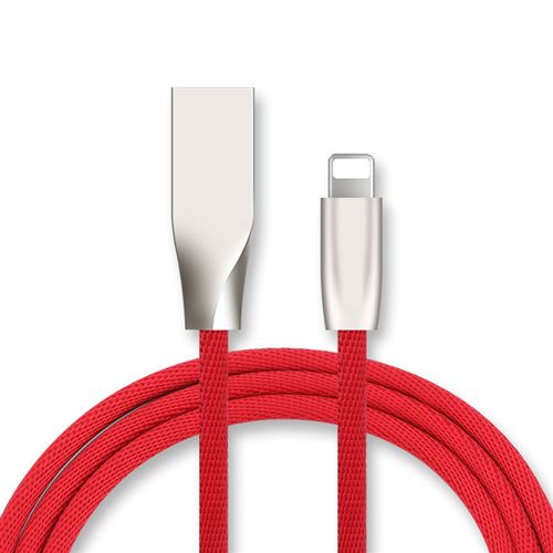 Cable Fast Charge pour IPHONE 7 Lightning Chargeur 1m USB Connecteur Recharge Rapide (NOIR)