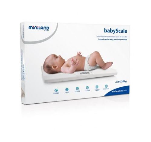 MINILAND BABY Pese bebe Babyscale - Blanc