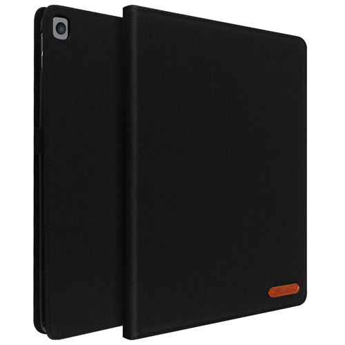 Housse pour iPad 2021 2020 et 2019 10.2 Rangements Cartes Fonction Support Fin Noir