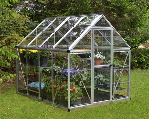 Palram - Serre de jardin 4.5m² argent 701548