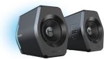 Edifier G2000 - Enceintes Bureau 2.0 Bluetooth Gaming RGB Noir