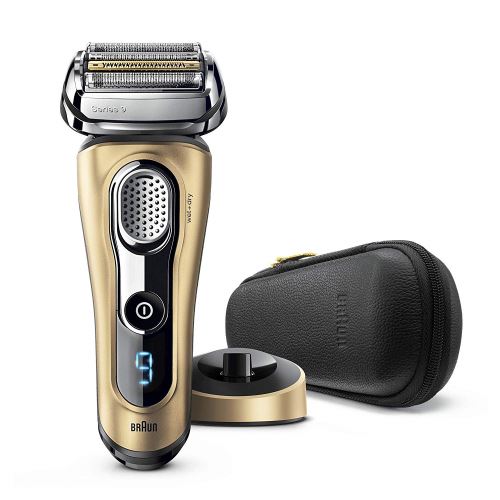 Braun Series 9299s Rasoir Électrique Homme, Base de Recharge et Pochette De Voyage – Édition Cadeau Or
