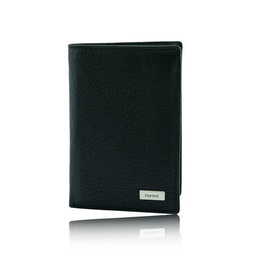 Portefeuille Design pour homme en cuir noir N772