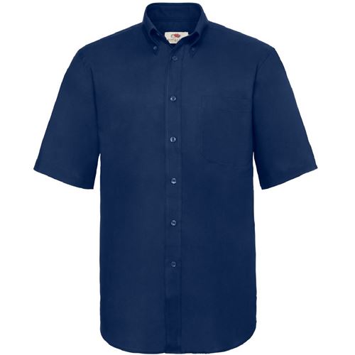 Chemise à manches courtes Fruit Of The Loom pour homme (3XL) (Bleu marine) - UTBC402