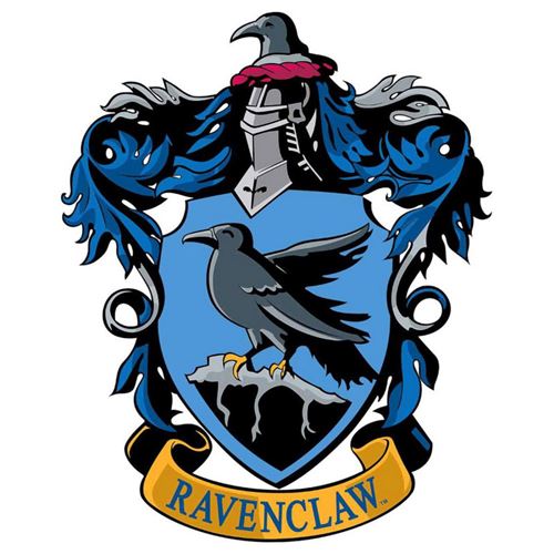 Blason en carton Maison Serdaigle Poudlard Harry Potter 61X50 CM