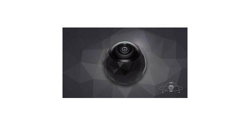 Caméra sport 360 Fly 1551011 360°, Full HD, mémoire interne, étanche, WiFi, protégé contre la poussière