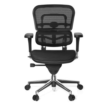 Siège de bureau Fauteuil de direction ERGOHUMAN tissu maille noir hjh OFFICE Siège de bureau Fauteuil de direction ERGOHUMAN tissu maille noir hjh OFFICE