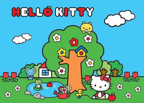 AG Design FTM 0854 fototapeten bildtapete Wall-Mural photomurals Hello Kitty