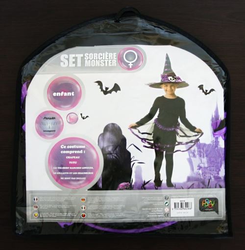 Kit Sorcière Petit Monstre Fille Halloween