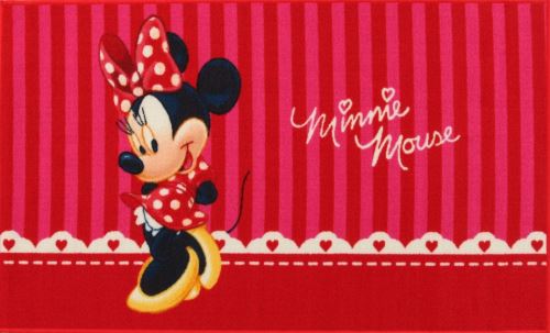 Disney tapis Minnie Mouse rouge 140 x 80 cm