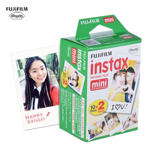 20 Feuilles Blanc Film Papier Photo de capture instantanée Album pour Fujifilm Instax Mini 7s/8/25/90