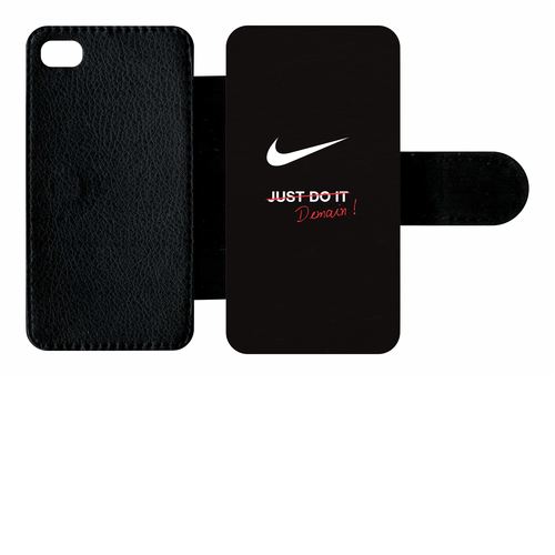 Etui À Rabat Apple Iphone 4 Et 4 S Just Do It Demain