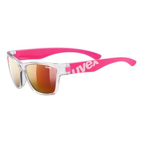 Lunettes de soleil Uvex Sportstyle 508 Rose translucide Miroir Rouge