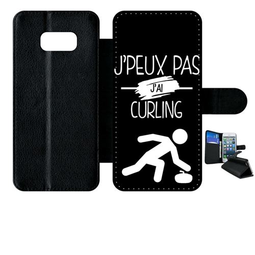 Etui à rabat samsung galaxy s8+ plus j peux pas j ai curling 2