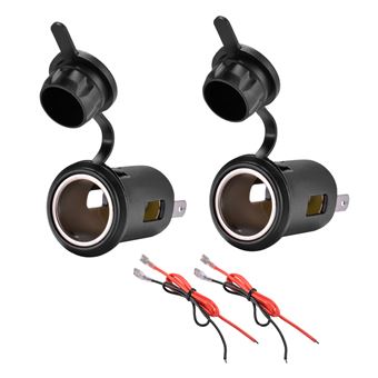 2 Pcs 12 24 V Voiture Femelle Prise Allume Cigare Etanche Connecteur D Alimentation Ma1740 Accessoire Voiture Achat Prix Fnac