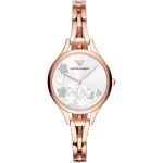 Emporio Armani Femme Analogique Quartz Montre avec Bracelet en Acier Inoxydable AR11108