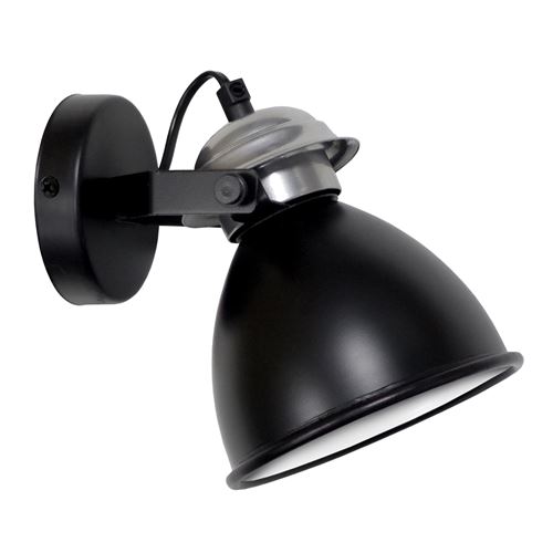 Applique broadway - métal noir aluminium - e14 40w 31716