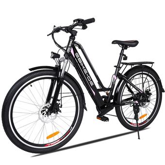 Velos Electrique 26 Pouces 250w Haute Vitesse Velo De Montagne Exterieure Pour Femmes Noir Velos Achat Prix Fnac