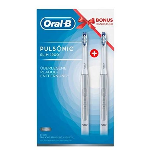 Braun oral-b pulsonic slim 1900 brosse à dents électrique avec manche bonus