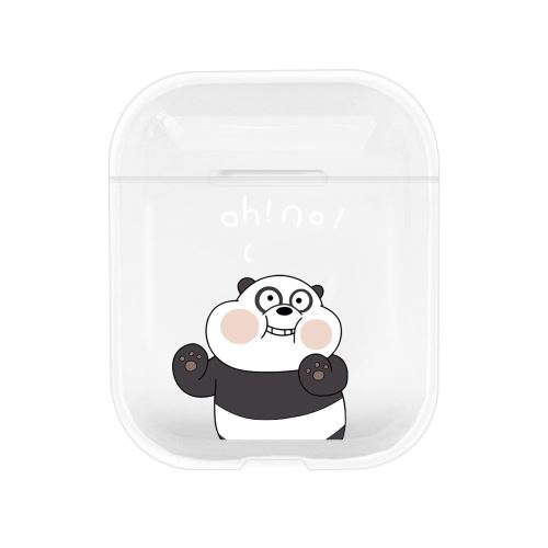 Coque en TPU modèle de dessin animé rigide Panda pour votre Apple AirPods (2019)/(2016)