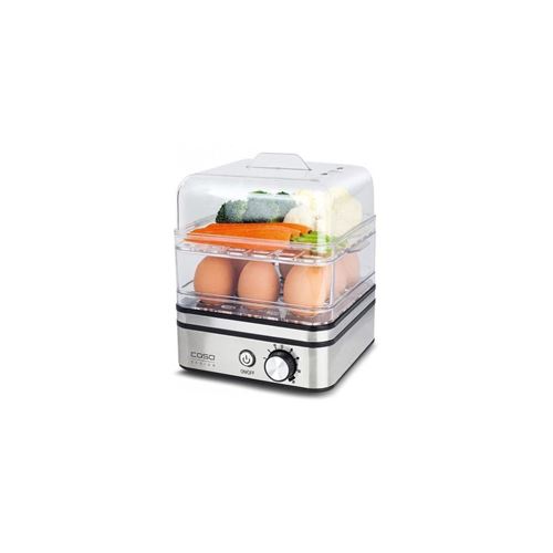 CASO Design ED10 - Eierkoker/stomer - 400 W - roestvrij staal