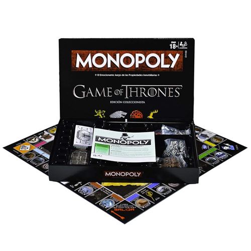 Monopoly Édition Game of Thrones (français non garanti) Version espagnole Sin talla Noir