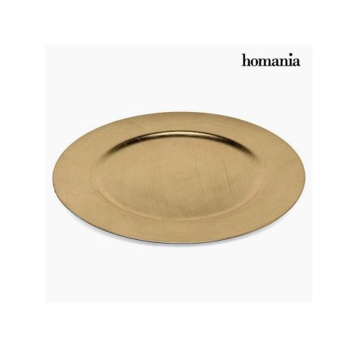 Assiette plate homanía 1109 doré