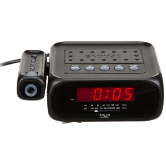 Adler Fonction Radio Reveil Avec Projection De L Heure Achat