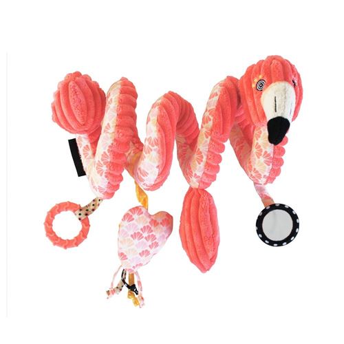 Spirale d'activités Flamingos le Flamant Rose Les Déglingos