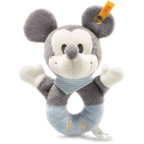Steiff Mickey Mouse anneau de préhension avec crécelle - 13 cm